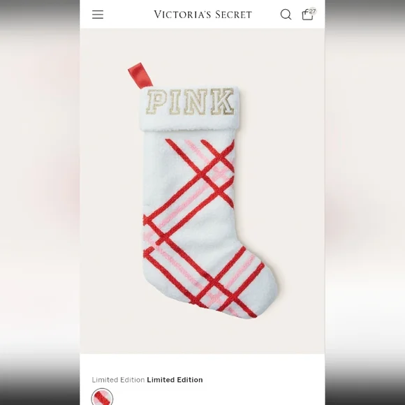 Victoria secret PINK- " Limited Edition " Stocking - Picture 2 of 3